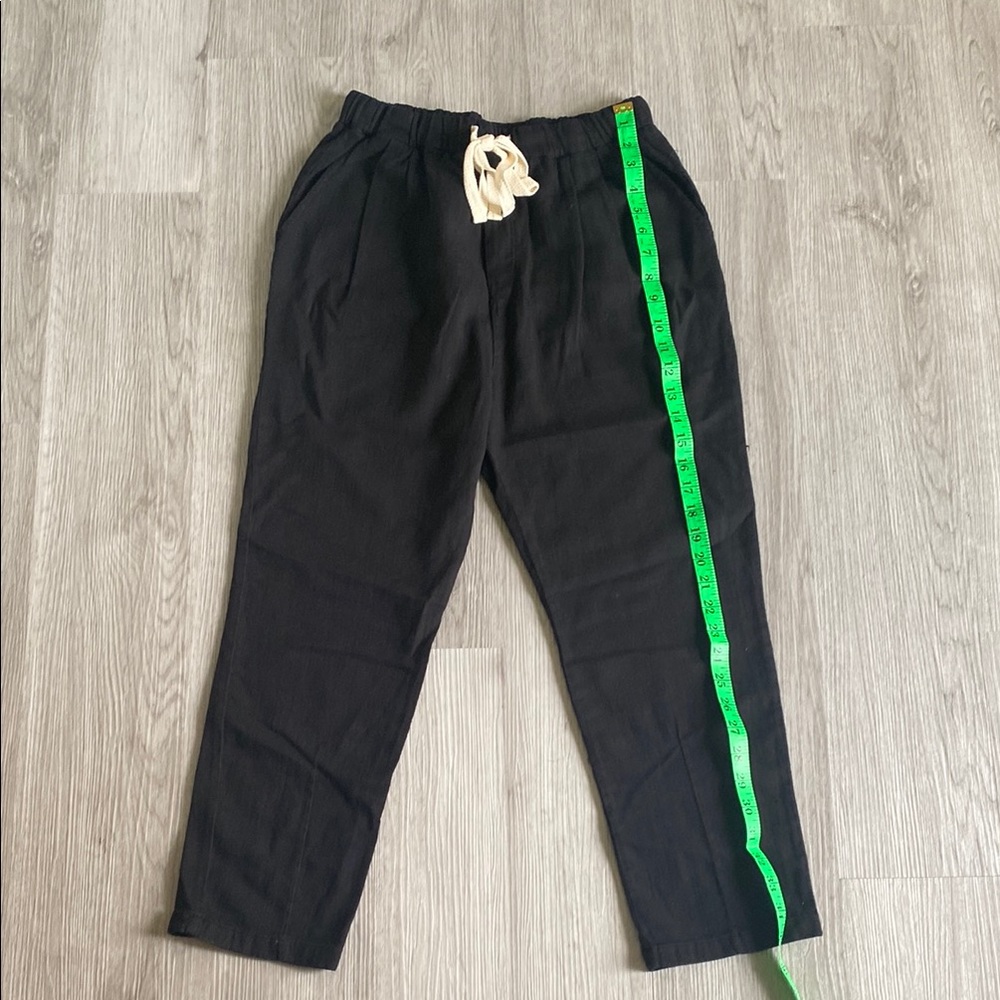 Black Pants with Elastic Waistband